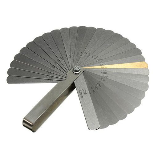 32 Blades Combination Feeler Gauge Stainless Steel Removable