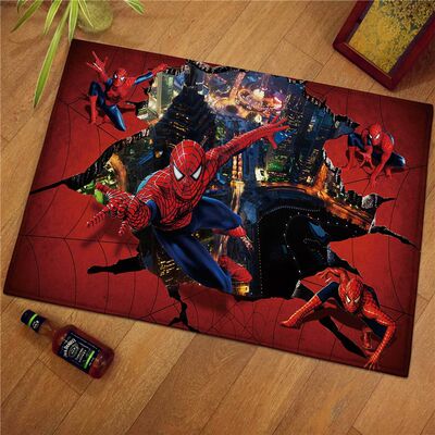 60x40cm Spiderman Children Welcome Floor Mats  Baby Play Mat