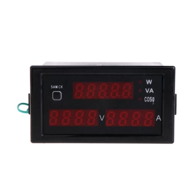 Digital Power Meter AC Voltmeter Ammeter AC 80-300V 0-100A V
