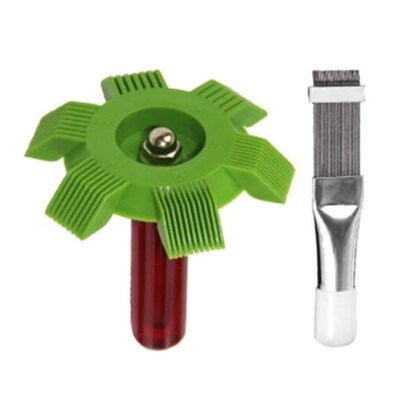 2pcs/set Air Conditioning Cleaning Comb Radiator Evaporator