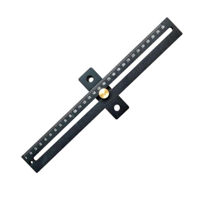 180MM/280MM Woodworking Aluminum Alloy Limit Ruler Fine-tuni