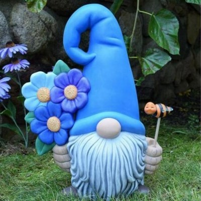 Cartoon Faceless Doll Garden Gnomes Statue Terrace Deck Outd