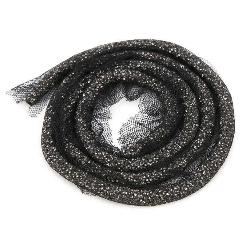 rhinestone rope semicircle double pointed mine gray black co