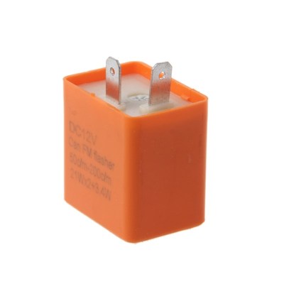 New 12V 2 Pin Motorcycle Blinker Adjustable LED Flasher Rela