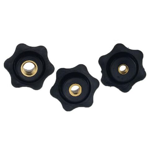 6PCS Six Star Type Through Hole M5 M6 M8 Plum Bakelite Hand