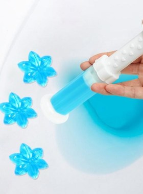 1PC Flower Aromatic Toilet Gel Toilet Deodorant Cleaner Toil