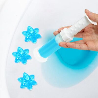 1PC Flower Aromatic Toilet Gel Toilet Deodorant Cleaner Toil