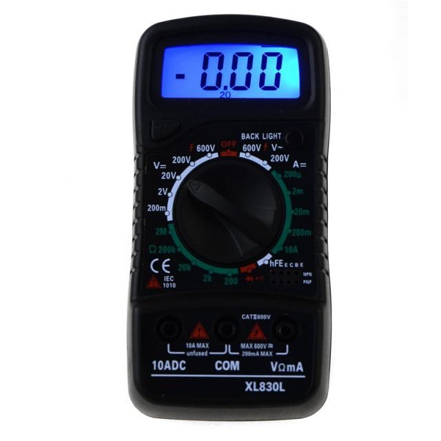 Digital Multimeter Portable XL-830L Digital LCD Multimeter V