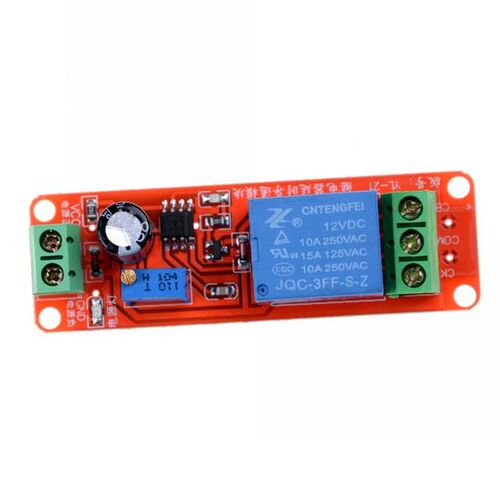 DC12V Pull Delay Timer Switch Adjustable Relay Module 0 to10