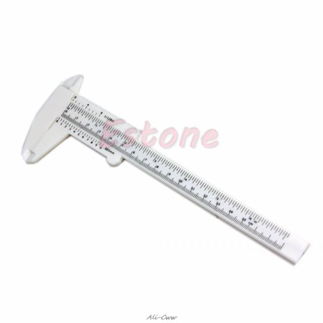 1Pc 0-150mm Plastic Vernier Caliper Micrometer Guage Daily T