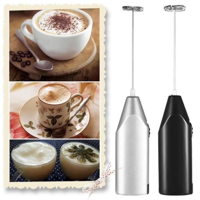 Electric Milk Foamer Hand Coffee Maker Mixer Cappuccino Crea