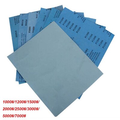 7pcs Sandpaper Set 1000 1500 2000 2500 3000 5000 7000 Grit S