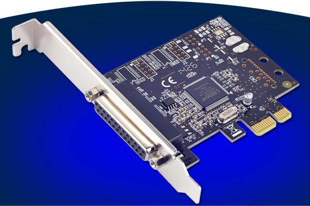 1 Port Parallel PCI-Express Controller Card DB25 Pin LPT Pri