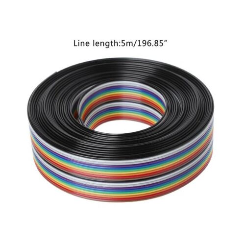 5m Rainbow Cable 20Pin Wire With 1.27mm Line Pitch Connect W