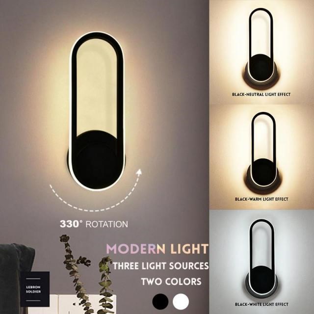 Modern Wall Lamp Living Room Bedroom Bedside 24W AC 85V-265V