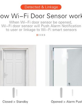 Smart Home Door Window Contact Sensor Wireless Notification