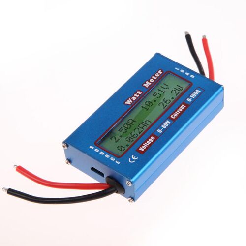 DC Power Analyser Watt Volt Amp Meter 12V 24V Solar Wind Ana