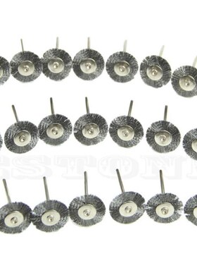 20 PCS Stainless Steel Wire Wheel Brush Cleaner Grinding Po