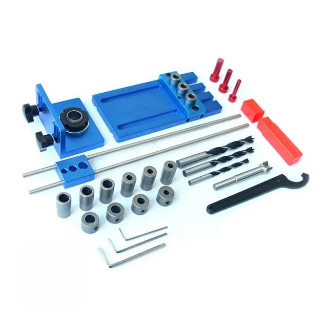 Woodworking Punch Locator 3-in-1 Hole Opener Punch Fixture T