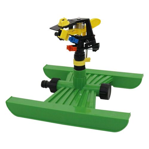 1set 360 degrees Double Outlet Rocker Jet Sprinkler with Ped