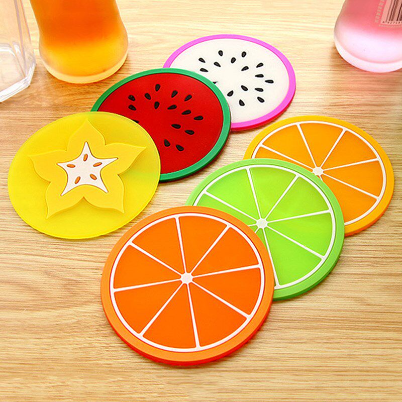 Coaster Fruit Shape Cup Pad Insulation Mat Hot Drink Holder