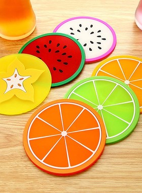 Coaster Fruit Shape Cup Pad Insulation Mat Hot Drink Holder