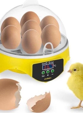 7 Eggs Incubator Chicken Bird Egg Incubator Automatic Intell