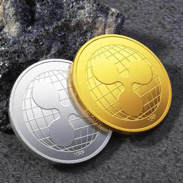 1PC Ripple Coin XRP CRYPTO Commemorative Ripple XRP Collecto