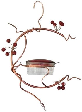 Hummingbird Feeder, Outdoor Garden Metal Hanging Hummingbird