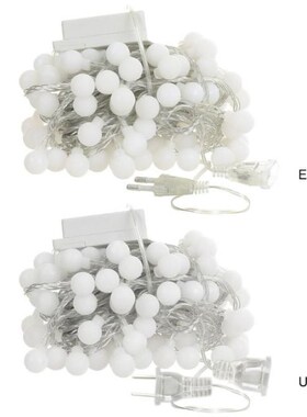 33ft/10m 100 LED Bulb Globe String Lights Fairy Lighting Lam