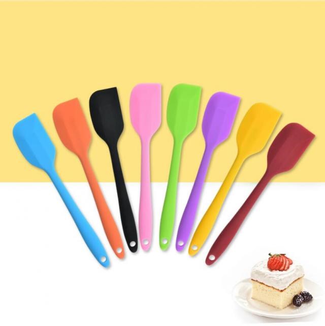 2pcs Kitchen Silicone Cream Butter Cake Spatula Mixing Batte