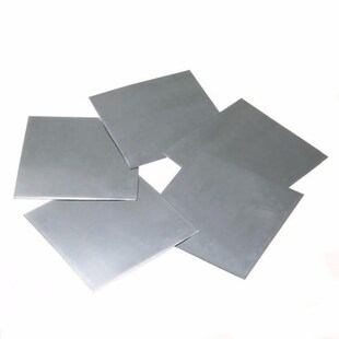 5pcs Bluish-White Metal Zinc Plate High Purity Pure Zinc She