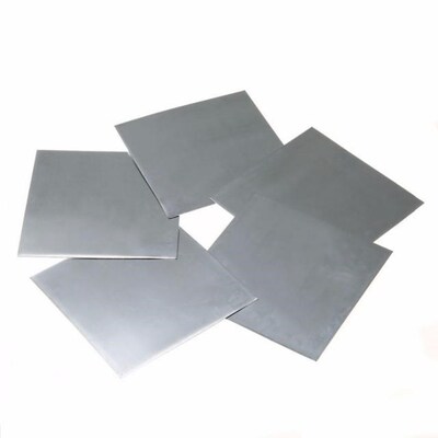 5pcs Bluish-White Metal Zinc Plate High Purity Pure Zinc She