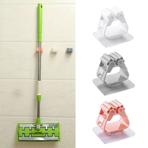 1PC Wall Mounted Mop Clip Organizer Holder Brush Broom Hangi