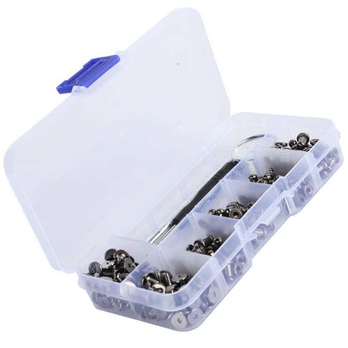 Leather Rivets Monk Head Rivets Aluminum for Leather Crafts