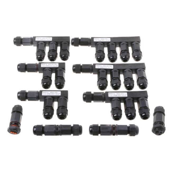 1 Pc Waterproof Connector IP68 Waterproof Electric Screw Con