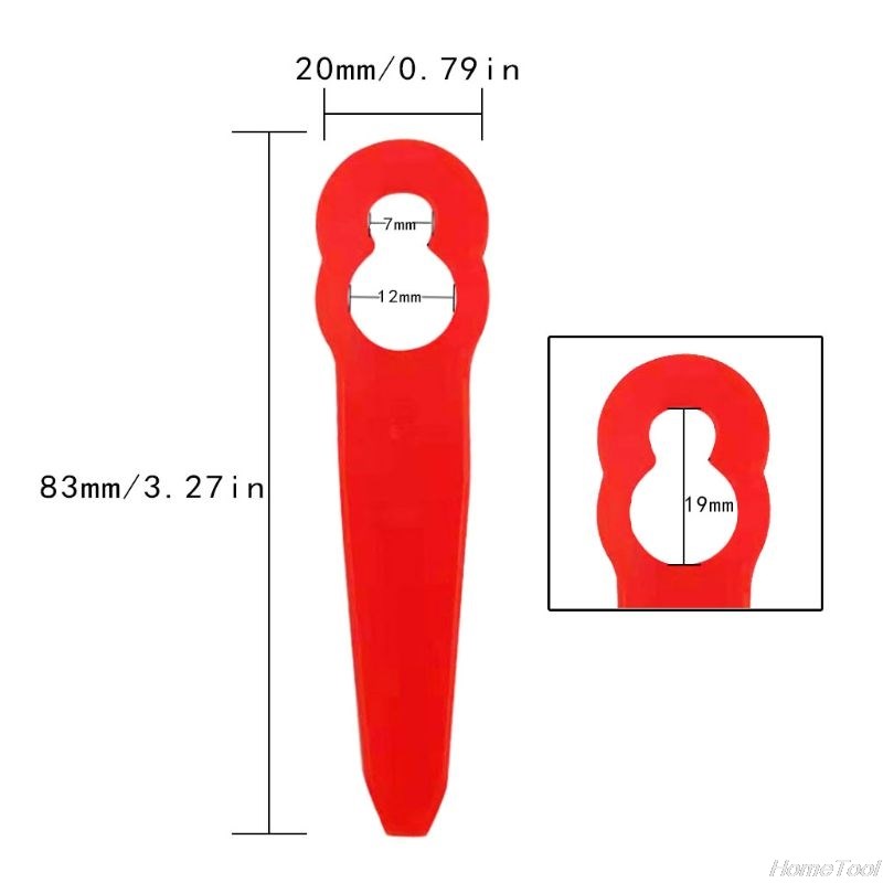 8pcs Plastic Trimmer Blades for stihl PolyCut 2-2 FSA 45 Law