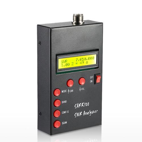 100 1-60MHz HF ANT SWR Antenna Analyzer Meter Standing Waves