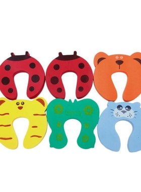 Nice 6pcs Kids Baby Cartoon Animal Jammers Stop Edge & Corne