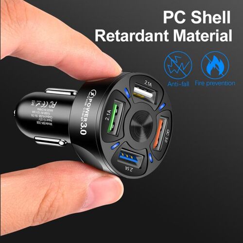 Car Mobile Phone Charger Adapter QC3.0 USB Charger For Iphon