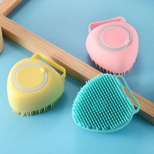 Pet Dog Shampoo Massage Brush Cat Massage Comb Grooming Soft