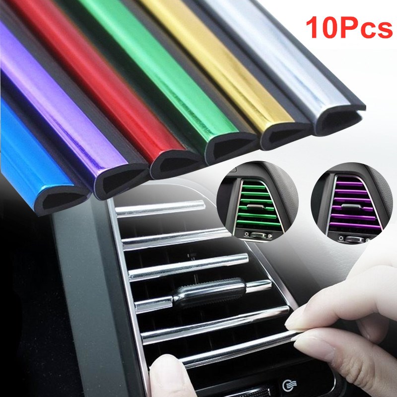 10Pcs/Set Universal Car Air Conditioner Outlet Decoration U