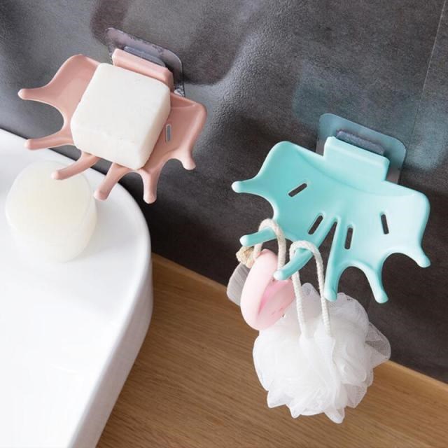 Seamless Crown Plastic Storage Holder Soap Rack Multi-functi