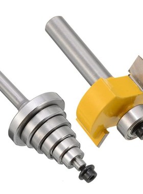 7Pcs 1/4 Inch Shank Carbide Steel Rabbet Router Bit Milling