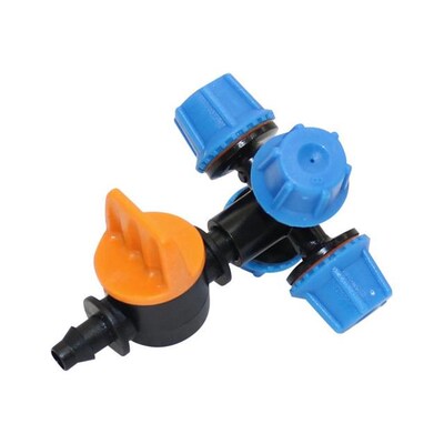 5 sets Cross Misting Sprinklers with 6mm to 4/7mm Hose Inter