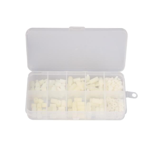 180Pcs M3 Female&Male Hex Nylon Standoff Spacer Column 适用