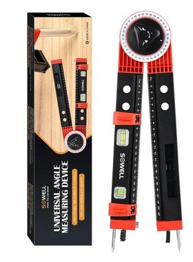 Woodworking Scribe Compasses Slope Measuring Angle Instrumen