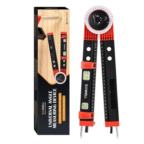 Woodworking Scribe Compasses Slope Measuring Angle Instrumen