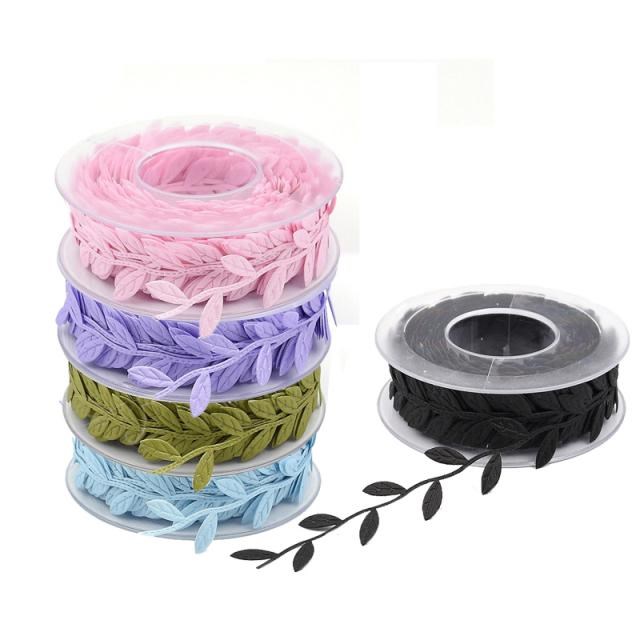 15 meters Silk Leaves Ribbon Artificial leaf 适用于 Scrapboo