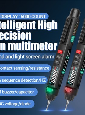 A3008 Professional LCD Digital Multimeter Pen Type Intellige